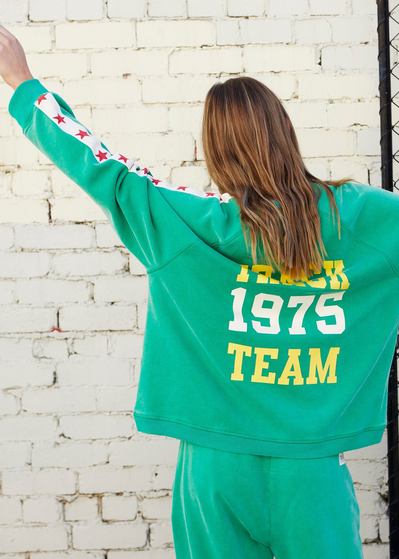 TRACK & FIELD VINTAGE TEXAS SWEAT - WASHED GREEN