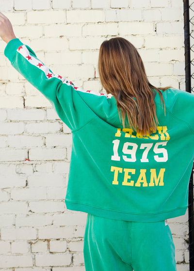 TRACK & FIELD VINTAGE TEXAS SWEAT - WASHED GREEN