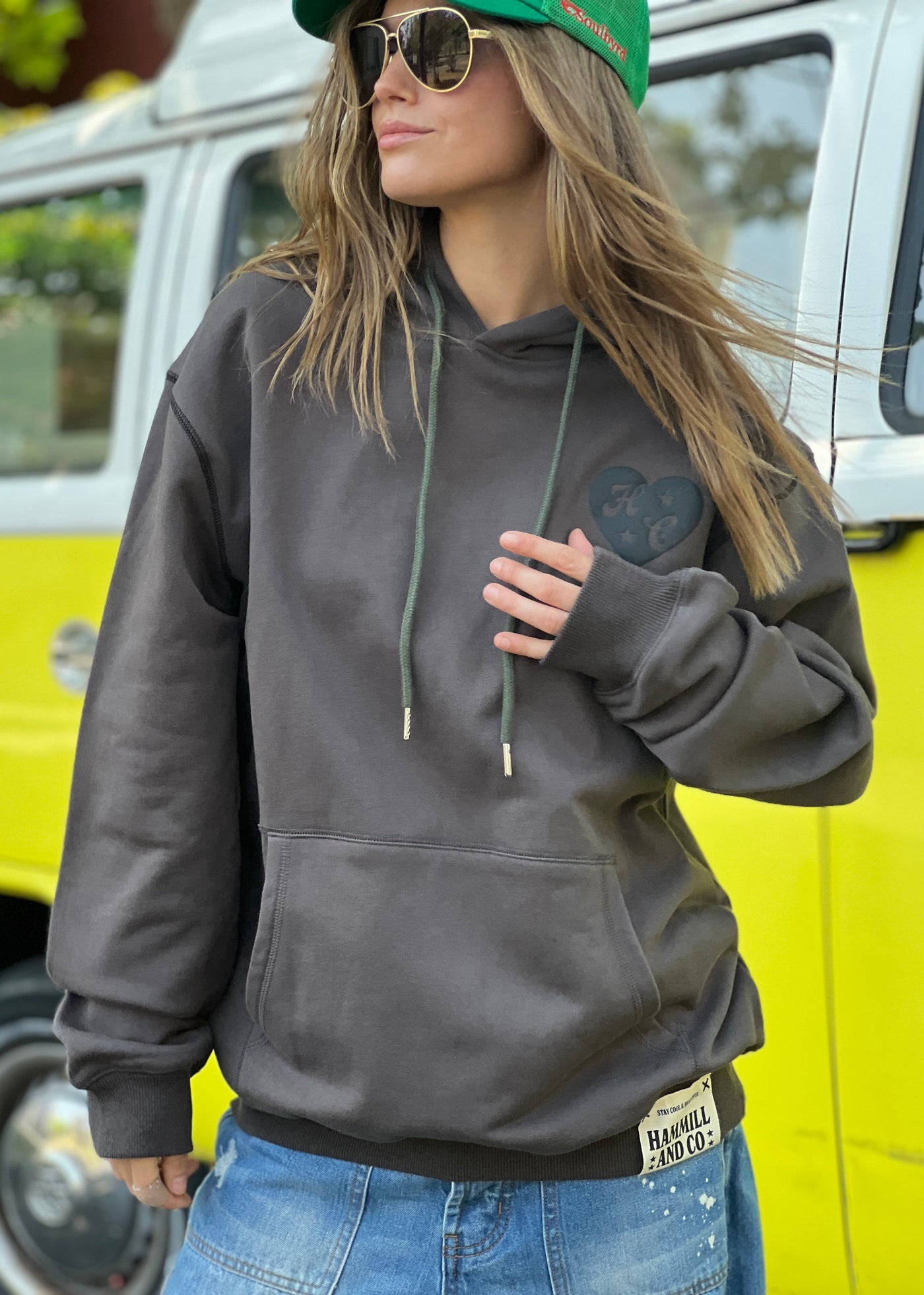MY BOYFRIENDS OVERSIZED HOODIE - DARK GREY