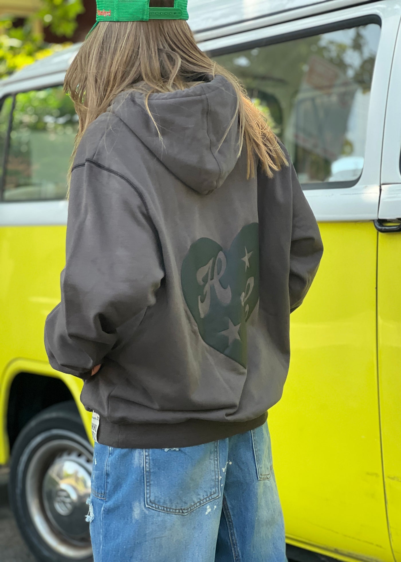 MY BOYFRIENDS OVERSIZED HOODIE - DARK GREY