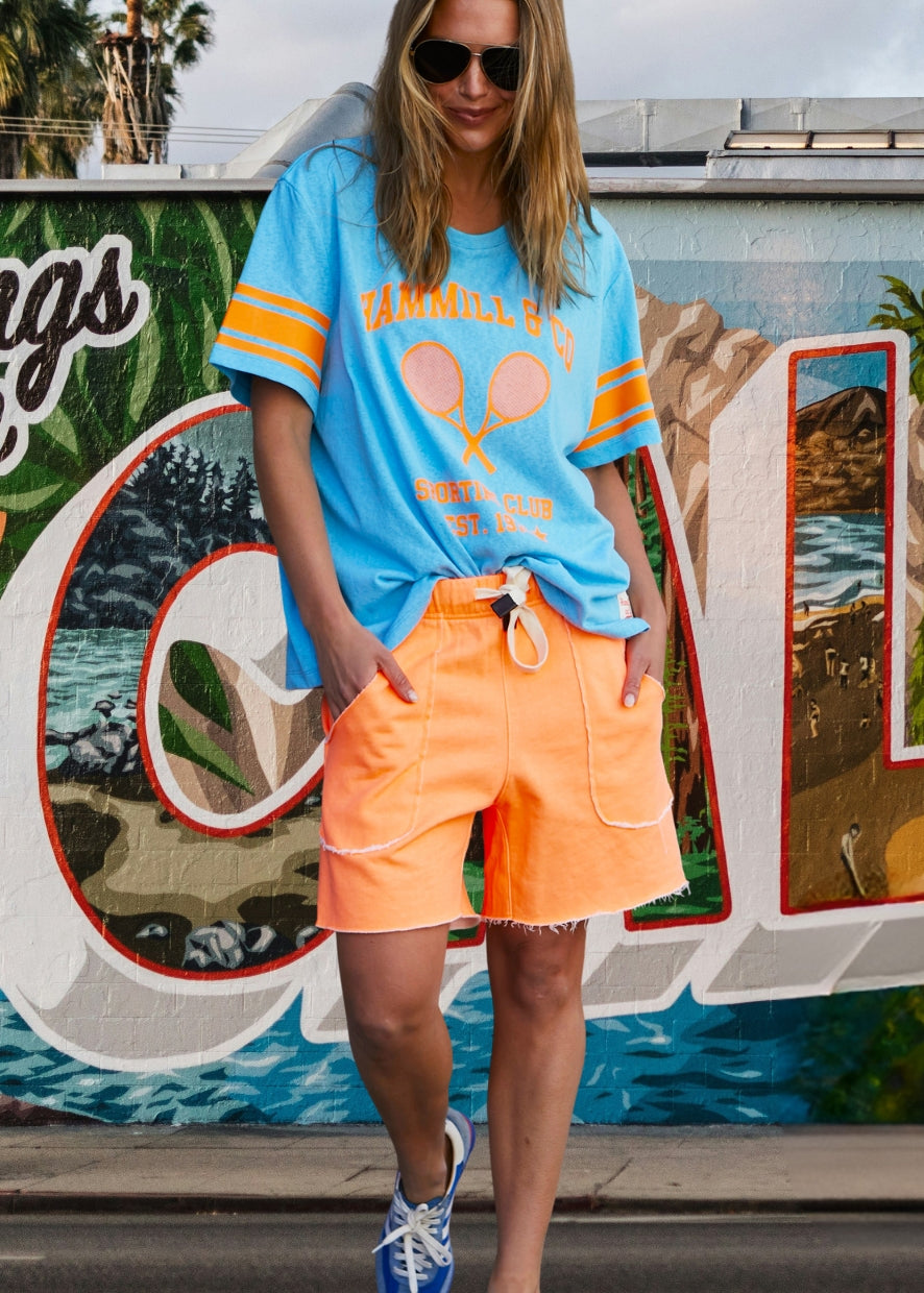 TENNIS TEE - AQUA