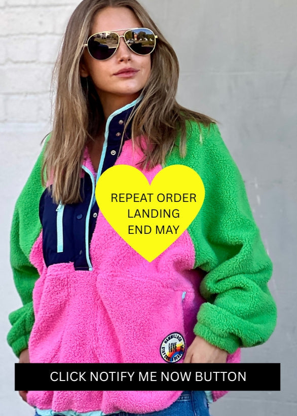 ALPES POLAR FLEECE - PINK/GREEN