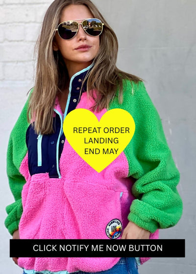 ALPES POLAR FLEECE - PINK/GREEN