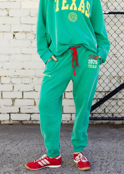 TRACK & FIELD  VINTAGE TRACK PANT - WASHED GREEN
