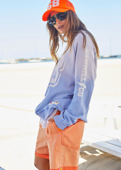 VINTAGE SUN FADE SWEAT - BLUE