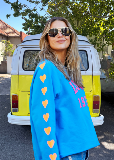 LOVE 1975 SWEAT - BLUE