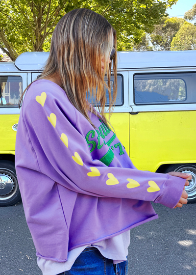 ST LOUIS FLEECY SWEAT - MAUVE