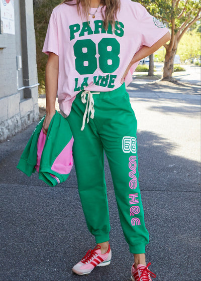 RETRO GREEN TRACK PANT
