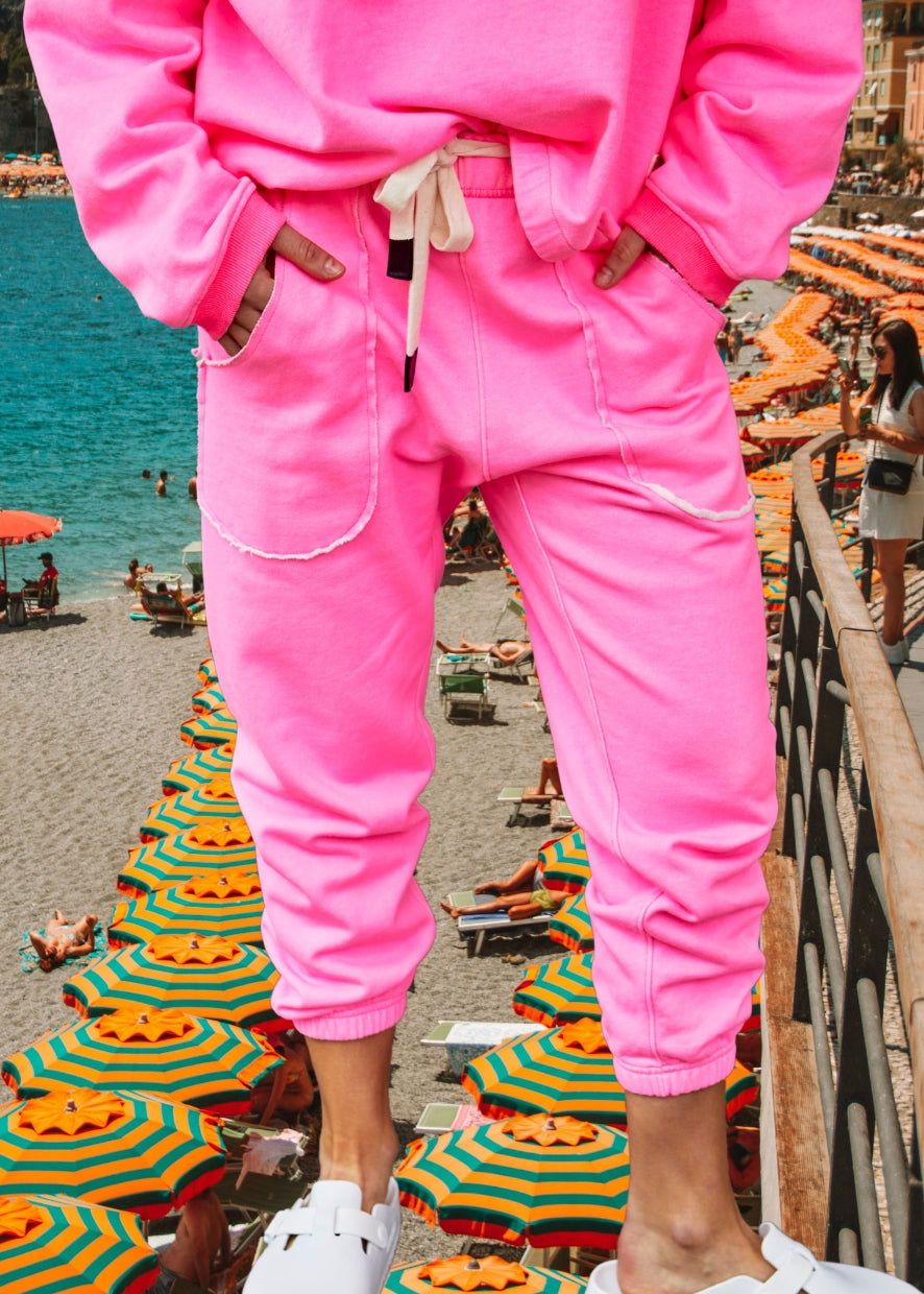 CAPRI HOT PINK TRACK PANT