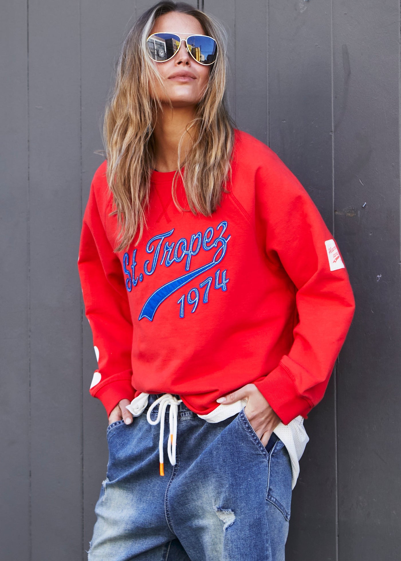 ST TROPEZ  1974 SWEAT - RED