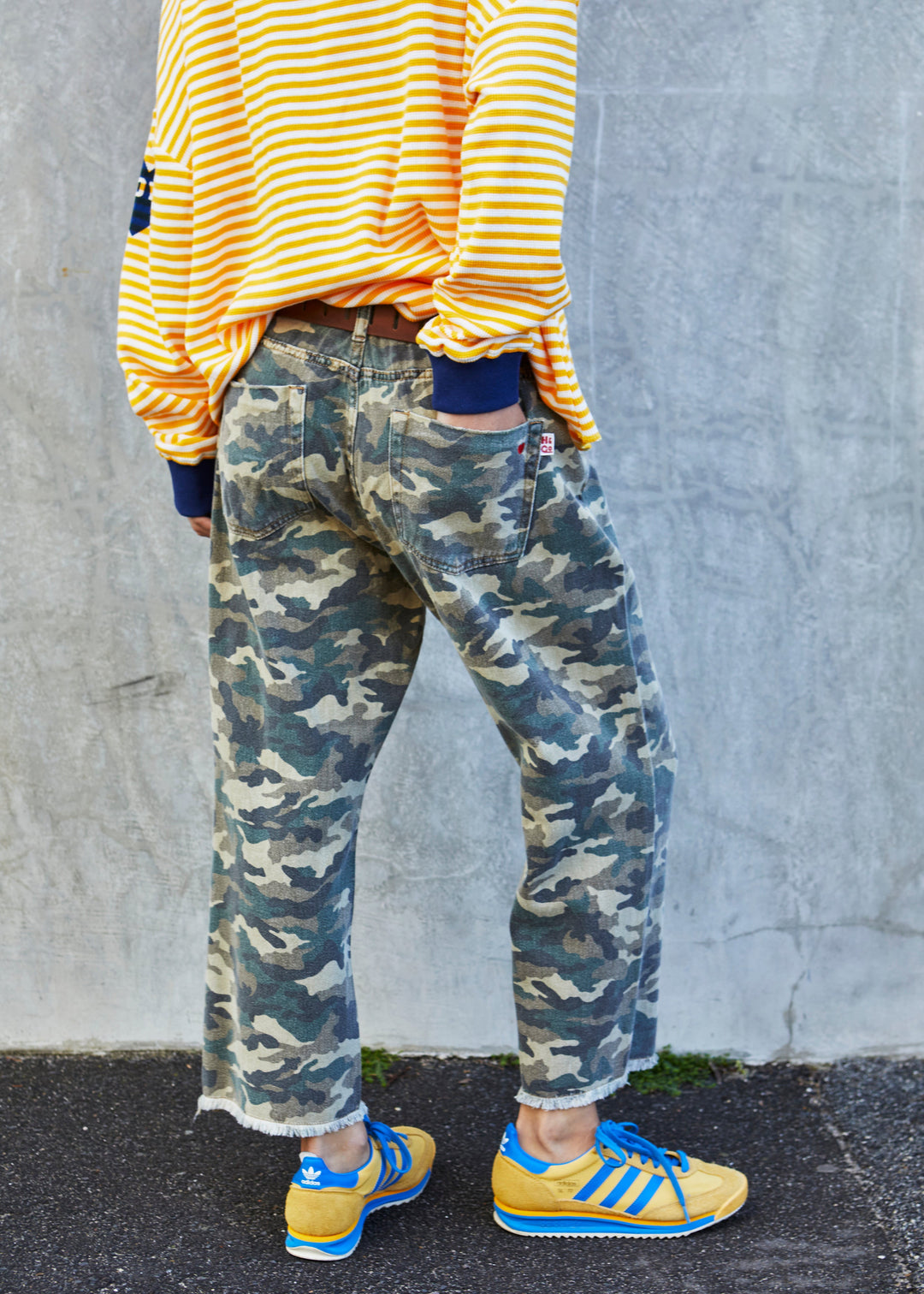 Hammill & Co |CROP VINTAGE CAMO JEAN|Cat Hammill