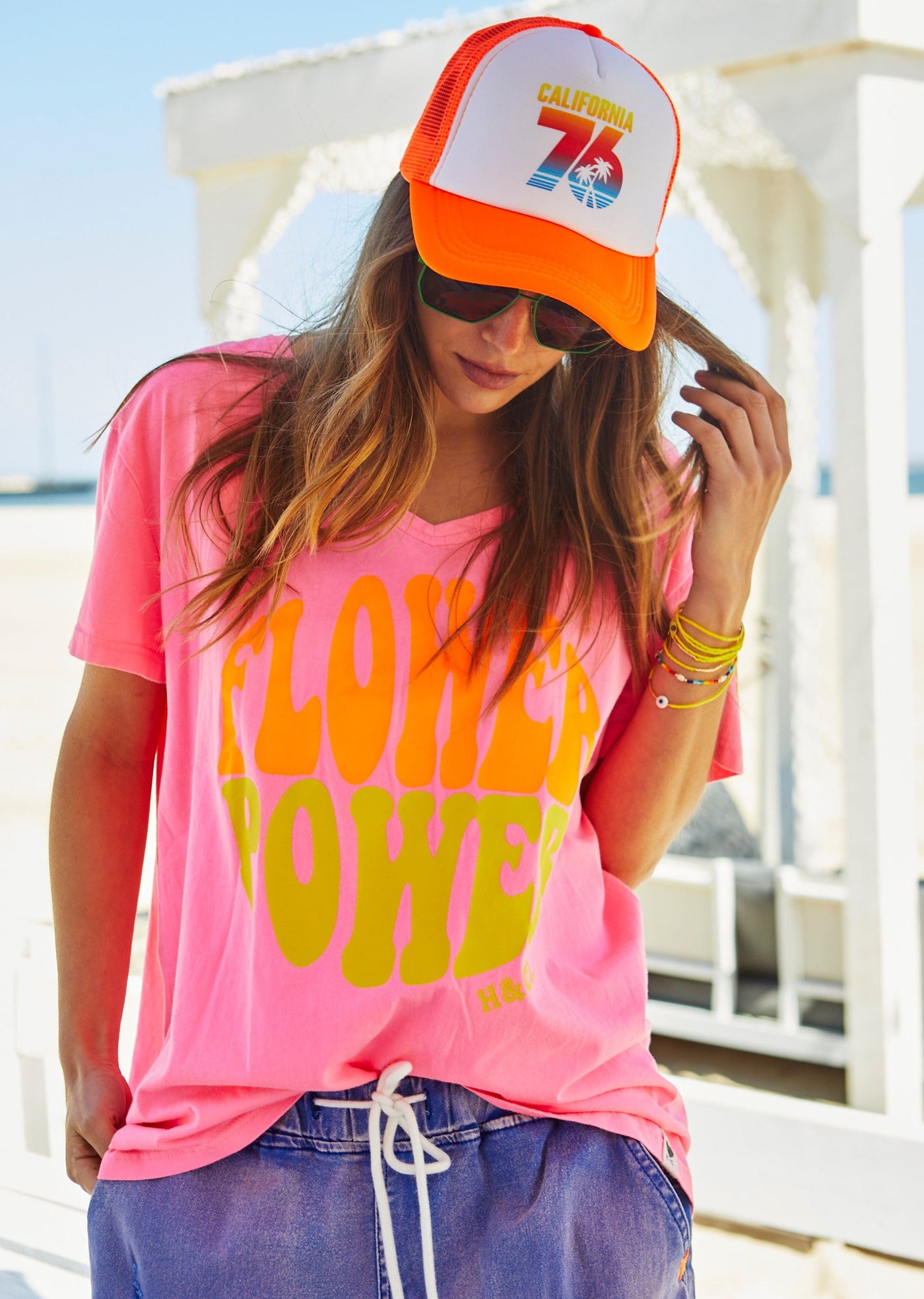 CALI TRUCKER ORANGE/WHITE