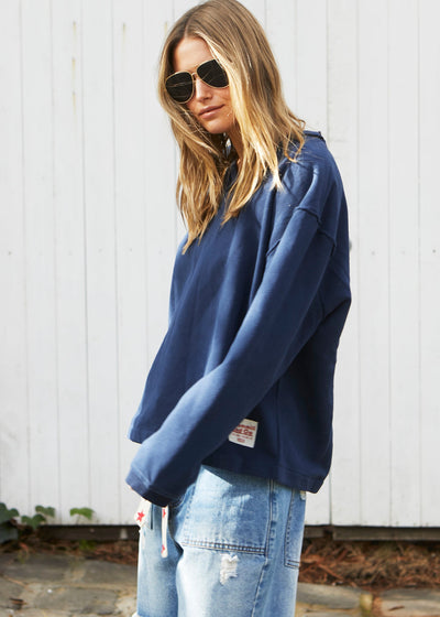 CAPRI NAVY SWEAT