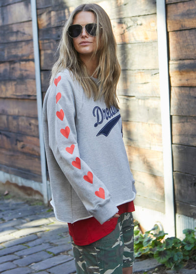 DREAMER 4  SWEAT - GREY MARLE