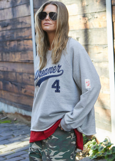 DREAMER 4  SWEAT - GREY MARLE