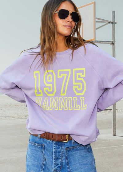Hammill & Co Vintage wash sweats are unique, have a worn-in look and
comfortable feel. The vintage wash process involves treating the fabric to give
it a faded, slightly distressed appearance, reminiscent of well-loved garments.