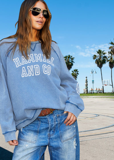 Hammill & Co Our range of Vintage wash sweats are unique, have a worn-in look and
comfortable feel. The vintage wash process involves treating the fabric to give
it a faded, slightly distressed appearance, reminiscent of well-loved garments.