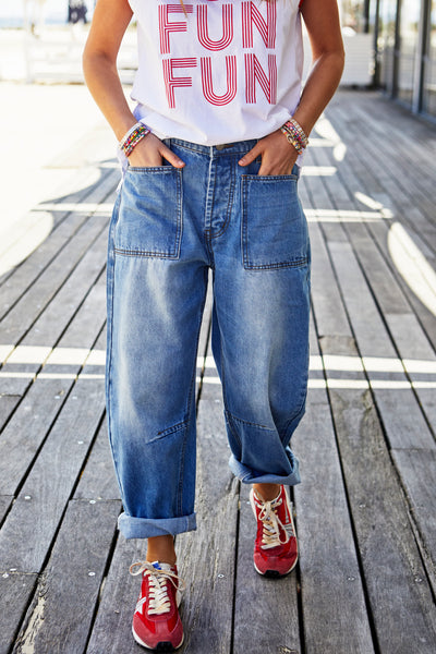 URBAN STREET JEAN IN STONEWASH