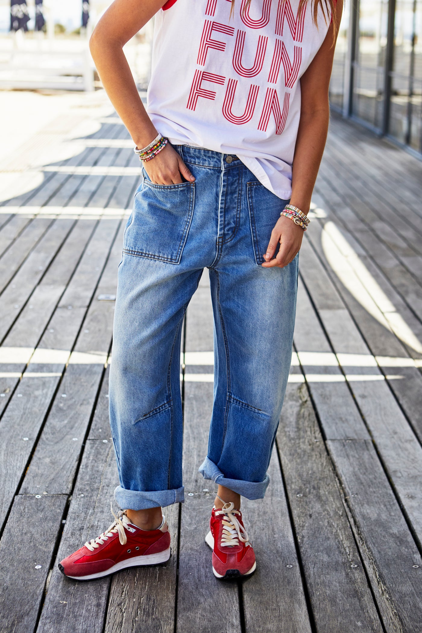 URBAN STREET JEAN IN STONEWASH