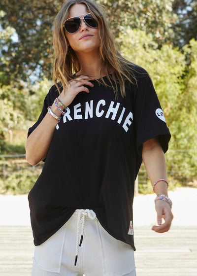 FRENCHIE TEE - BLACK