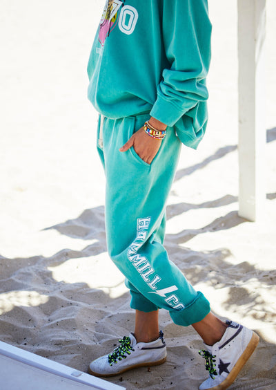 VINTAGE TRACK PANT - FADED JADE - SALE