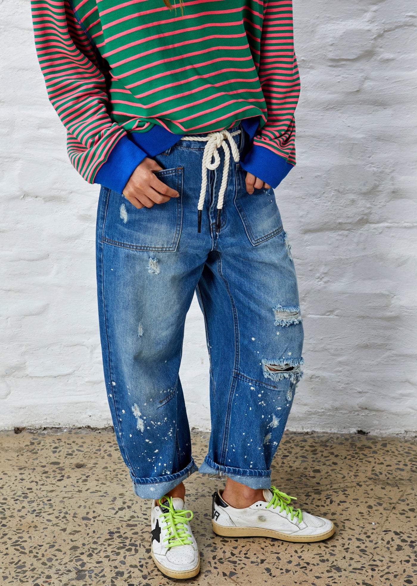 CARPENTER JEAN - DISTRESSED