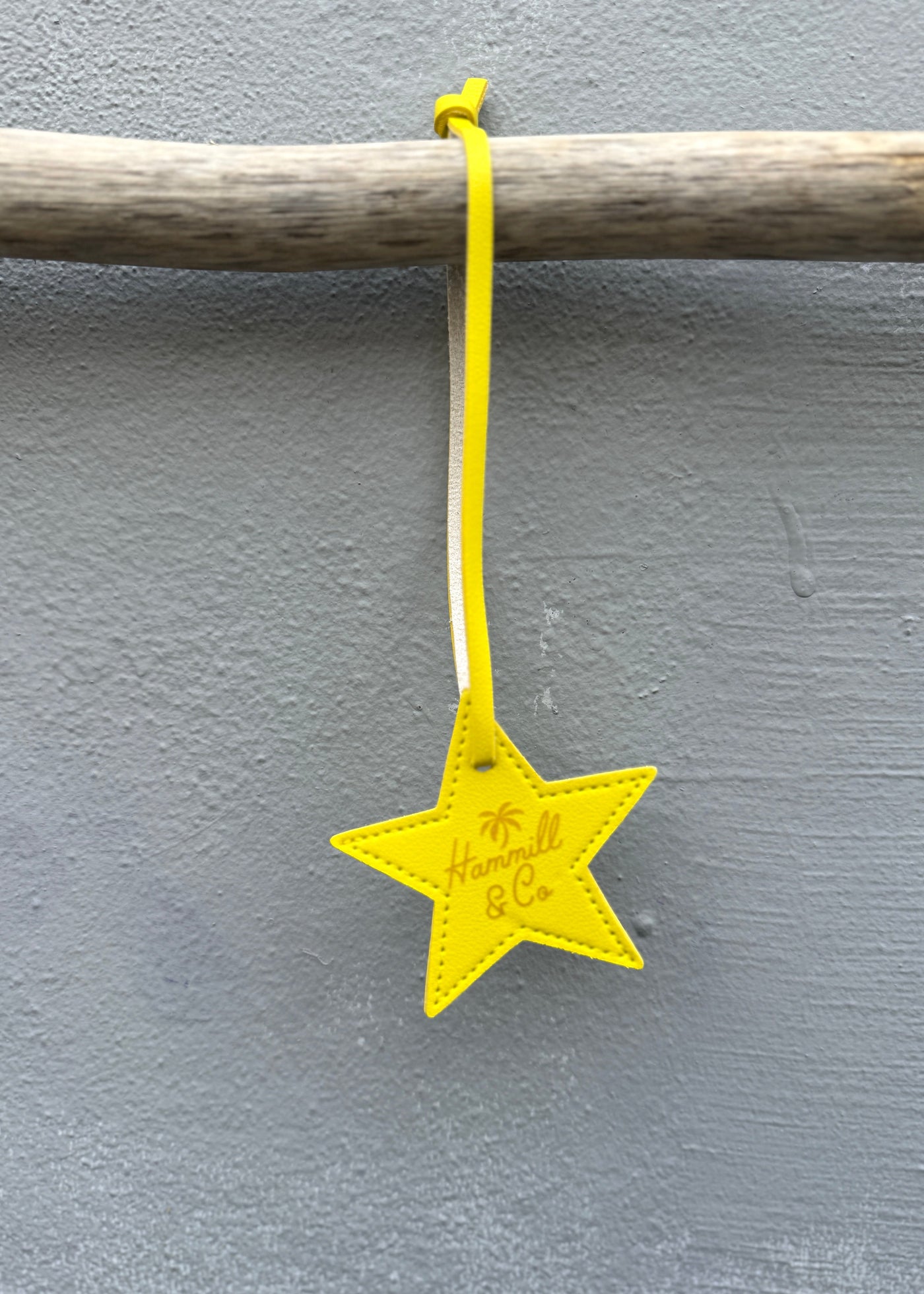 STAR BAG TAG - YELLOW STAR