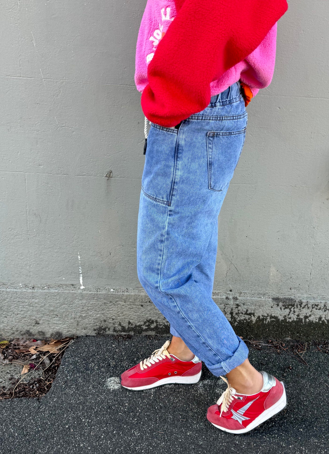 Hammill & Co STONEWASH TRACK JEANCat Hammill