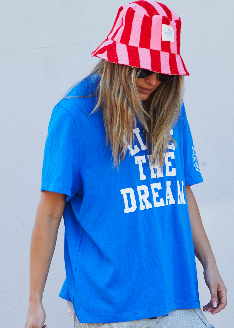 Hammill & Co made in a bold, bright blue wash, it delivers that perfectly relaxed, lived-in vibe.