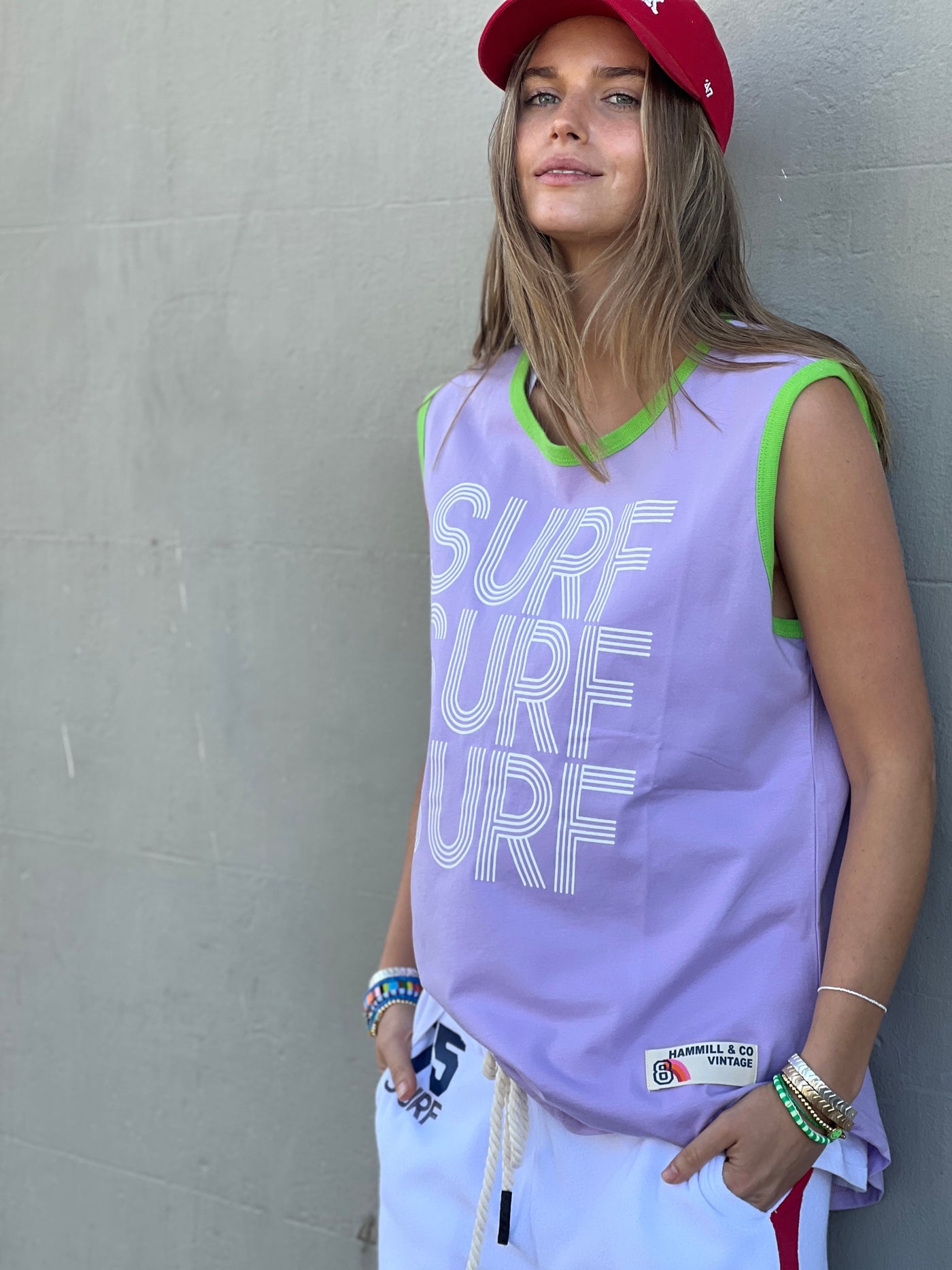 SURF SUMMER TANK - MAUVE