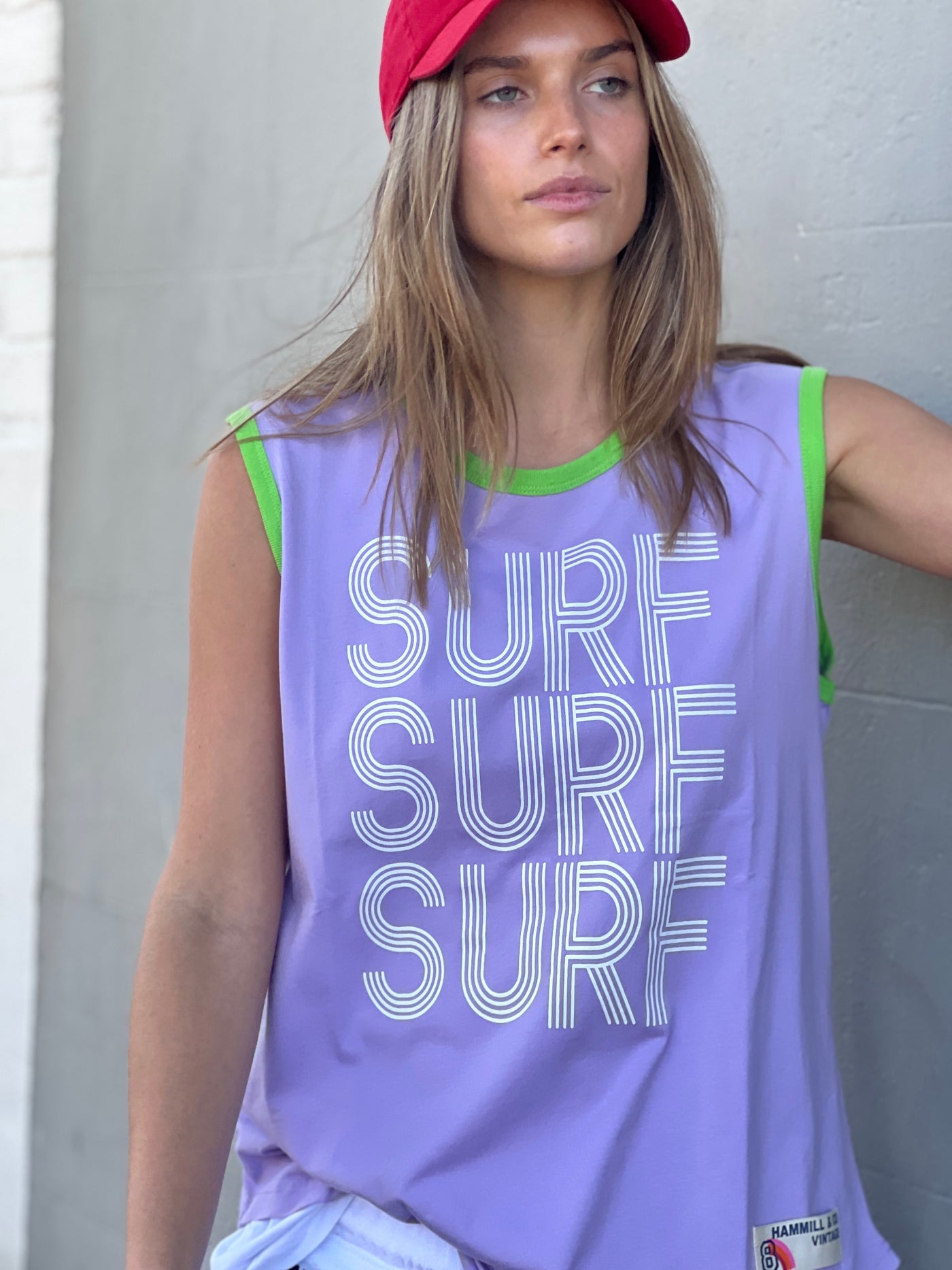 SURF SUMMER TANK - MAUVE