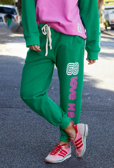 RETRO GREEN TRACK PANT
