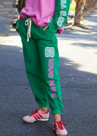 RETRO GREEN TRACK PANT