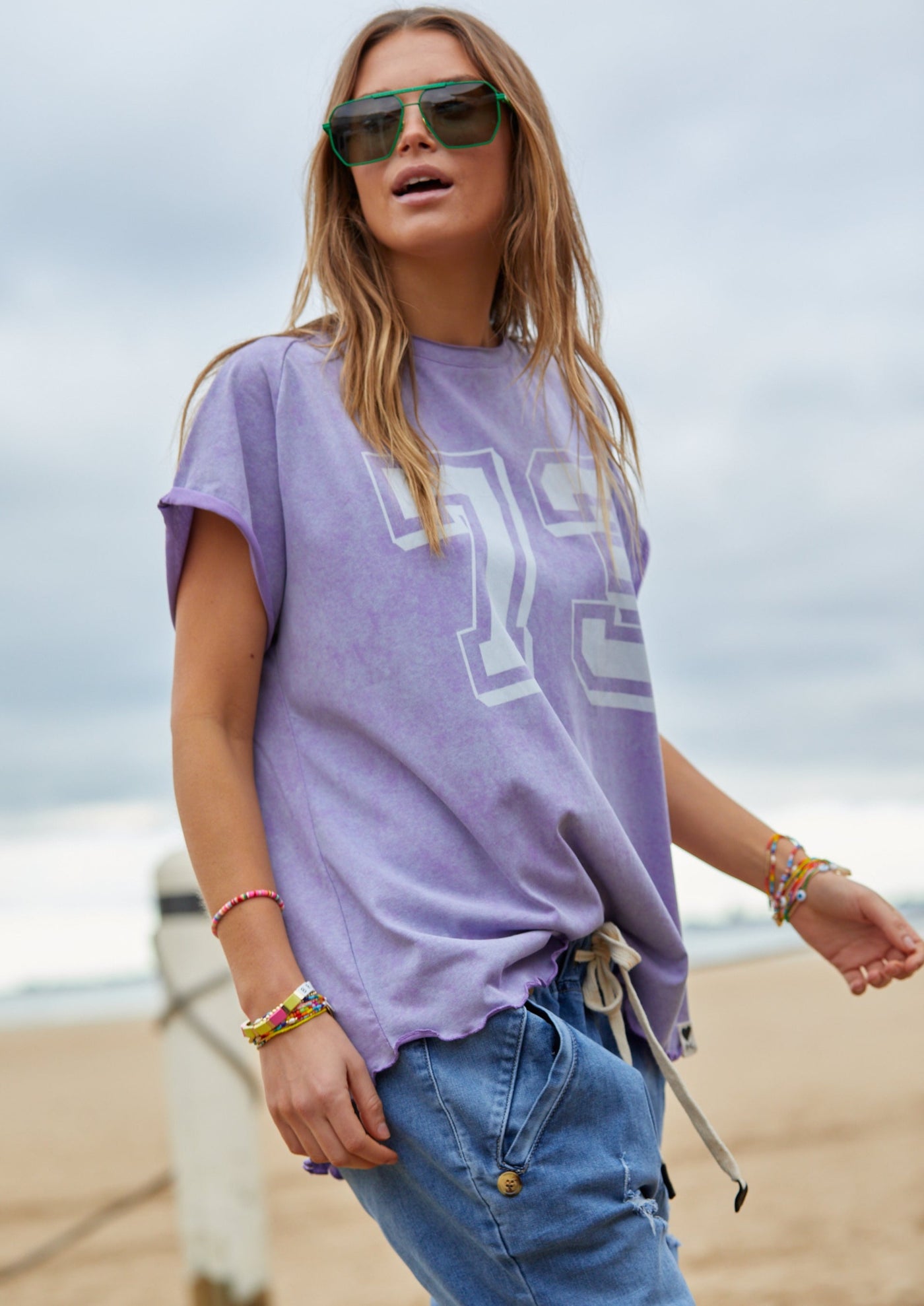 VINTAGE WASH 73 TEE - WASHED MAUVE