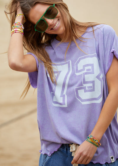 VINTAGE WASH 73 TEE - WASHED MAUVE