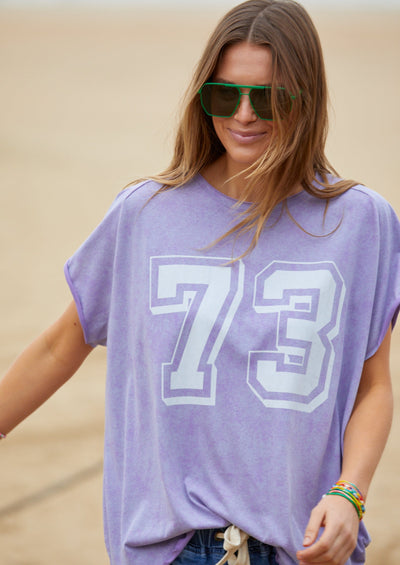 VINTAGE WASH 73 TEE - WASHED MAUVE