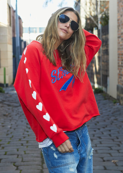 ST TROPEZ  1974 SWEAT - RED