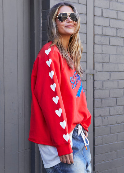 ST TROPEZ  1974 SWEAT - RED