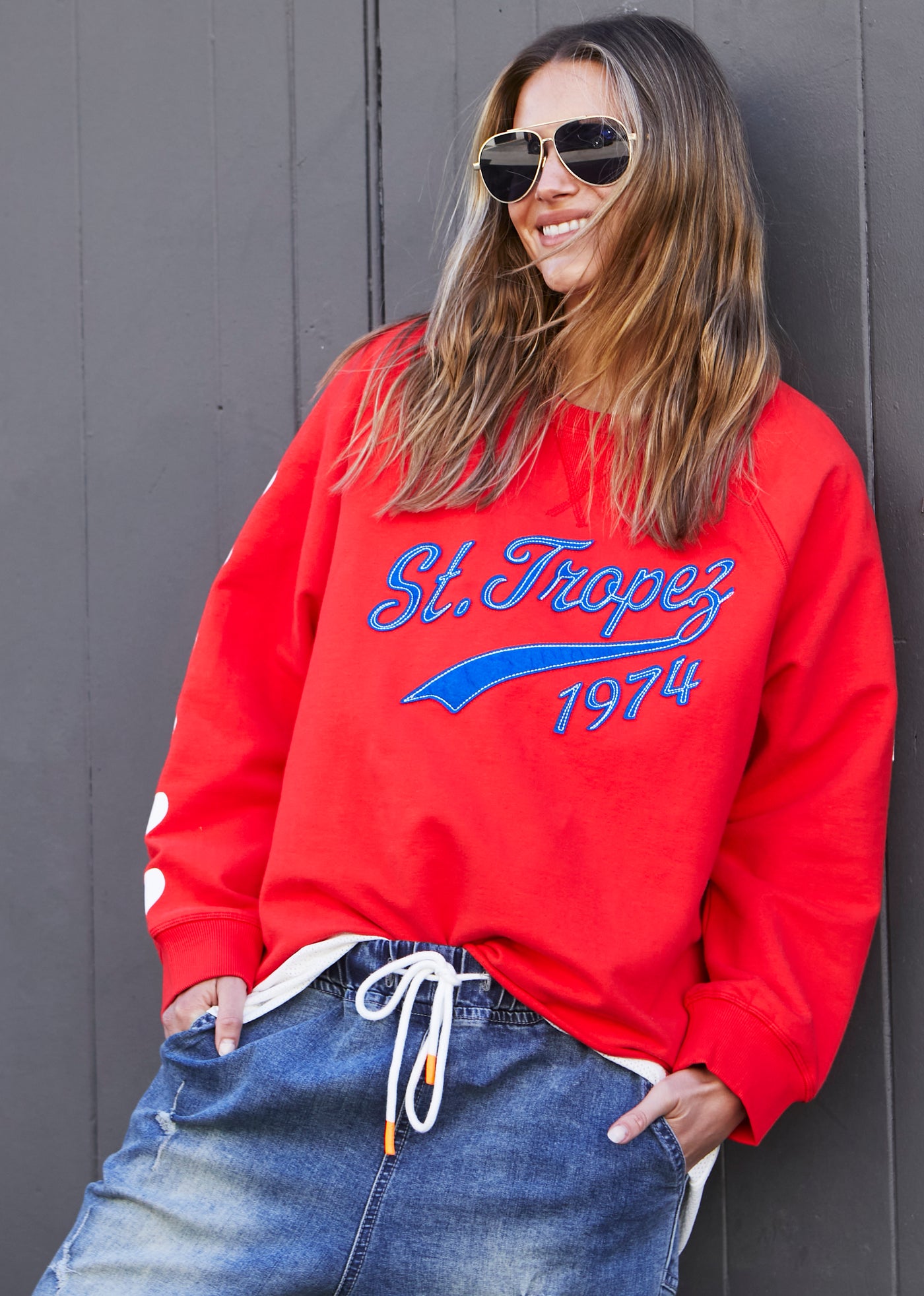 ST TROPEZ  1974 SWEAT - RED