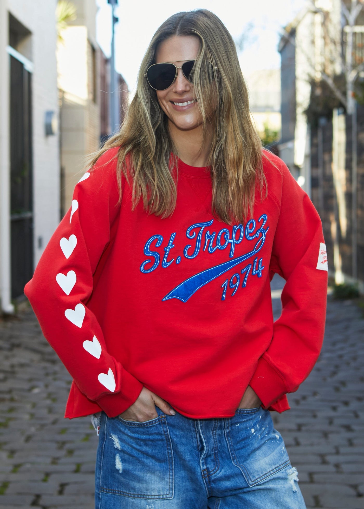 ST TROPEZ  1974 SWEAT - RED