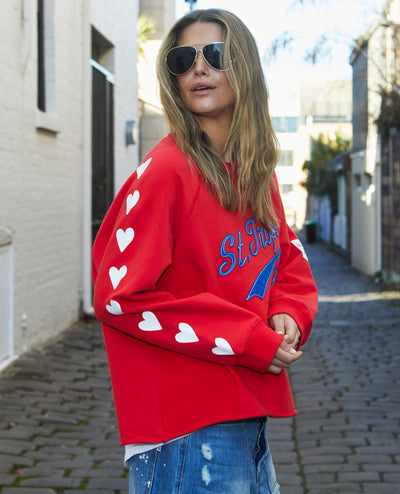 ST TROPEZ  1974 SWEAT - RED