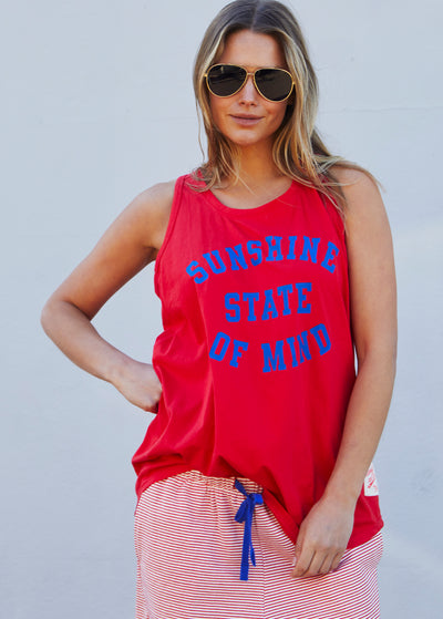 RIVIERA RED TANK - RED