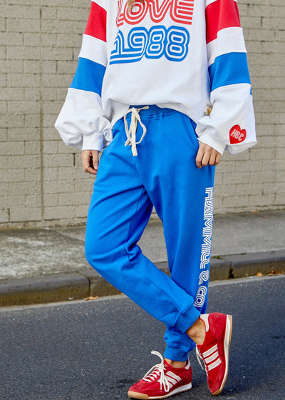 ROYAL BLUE LOVE TRACK PANT
