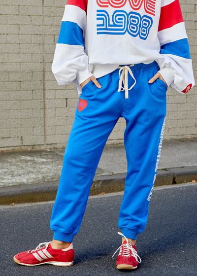 ROYAL BLUE LOVE TRACK PANT