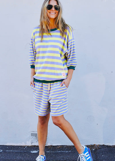 Hammill & Co new 3/4 sleeve sweat is the perfect blend of comfort and effortless style. Designed with a relaxed, easygoing fit and sleeves that finish just below the elbow, it gives you that laid-back sweatshirt feel without the bulk.