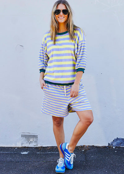 Hammill & Co new 3/4 sleeve sweat is the perfect blend of comfort and effortless style. Designed with a relaxed, easygoing fit and sleeves that finish just below the elbow, it gives you that laid-back sweatshirt feel without the bulk.