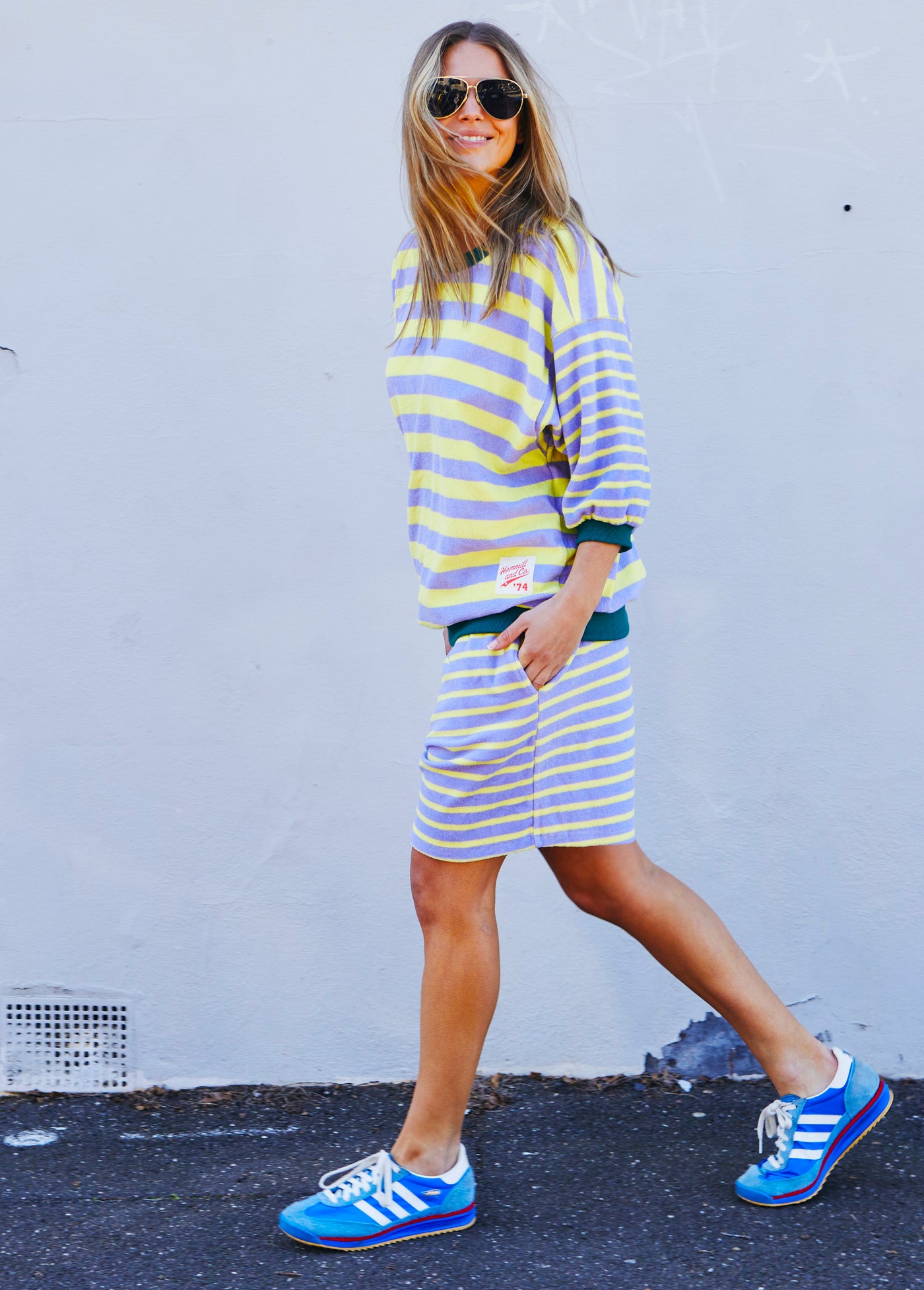 Hammill & Co new 3/4 sleeve sweat is the perfect blend of comfort and effortless style. Designed with a relaxed, easygoing fit and sleeves that finish just below the elbow, it gives you that laid-back sweatshirt feel without the bulk.