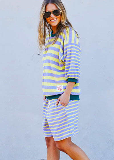 Hammill & Co new 3/4 sleeve sweat is the perfect blend of comfort and effortless style. Designed with a relaxed, easygoing fit and sleeves that finish just below the elbow, it gives you that laid-back sweatshirt feel without the bulk.