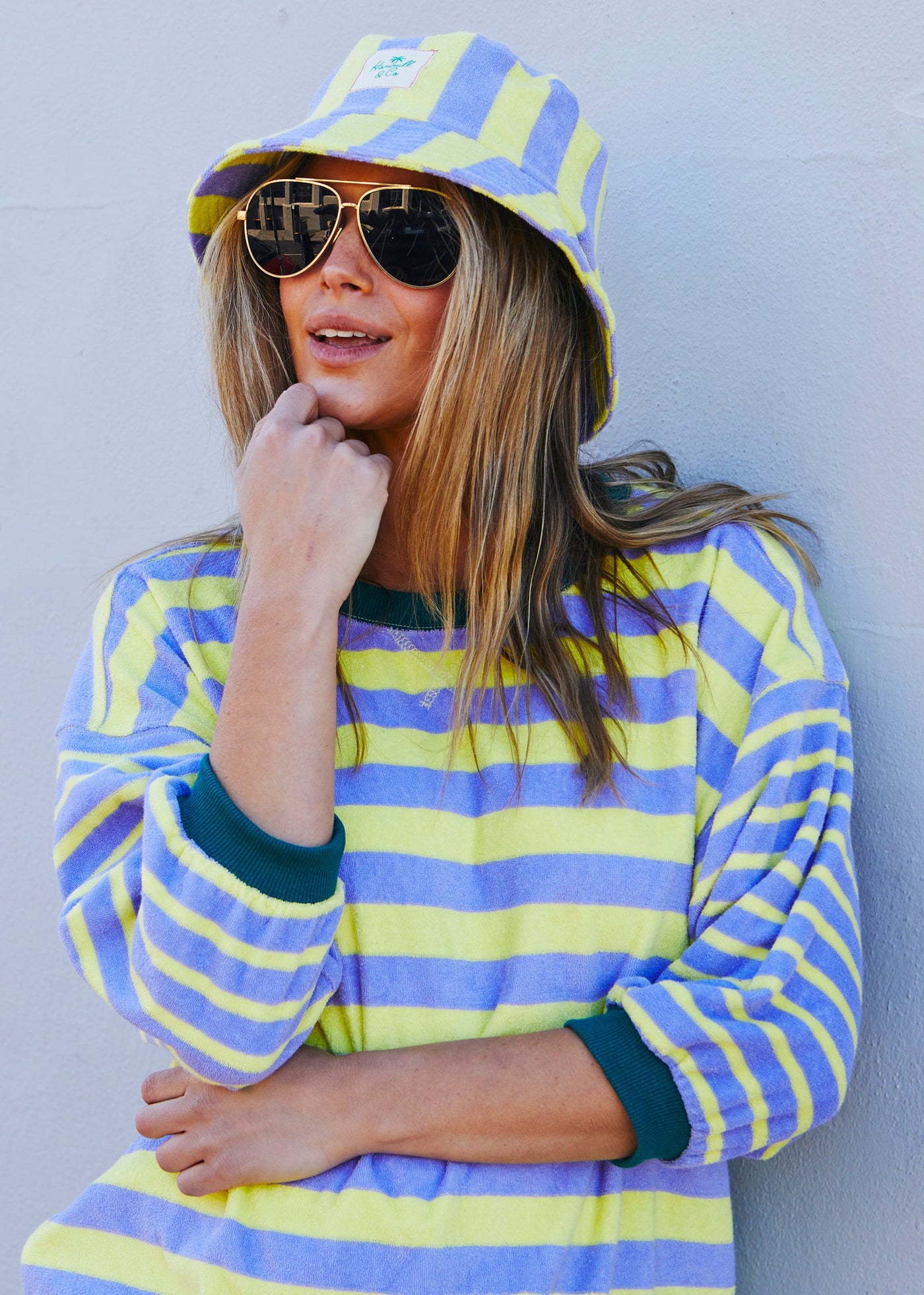 Hammill & Co new 3/4 sleeve sweat is the perfect blend of comfort and effortless style. Designed with a relaxed, easygoing fit and sleeves that finish just below the elbow, it gives you that laid-back sweatshirt feel without the bulk.