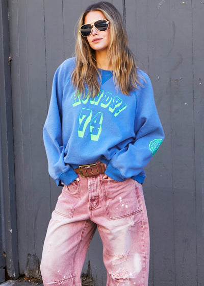 NEW HOWDY SWEAT - WASHED BLUE